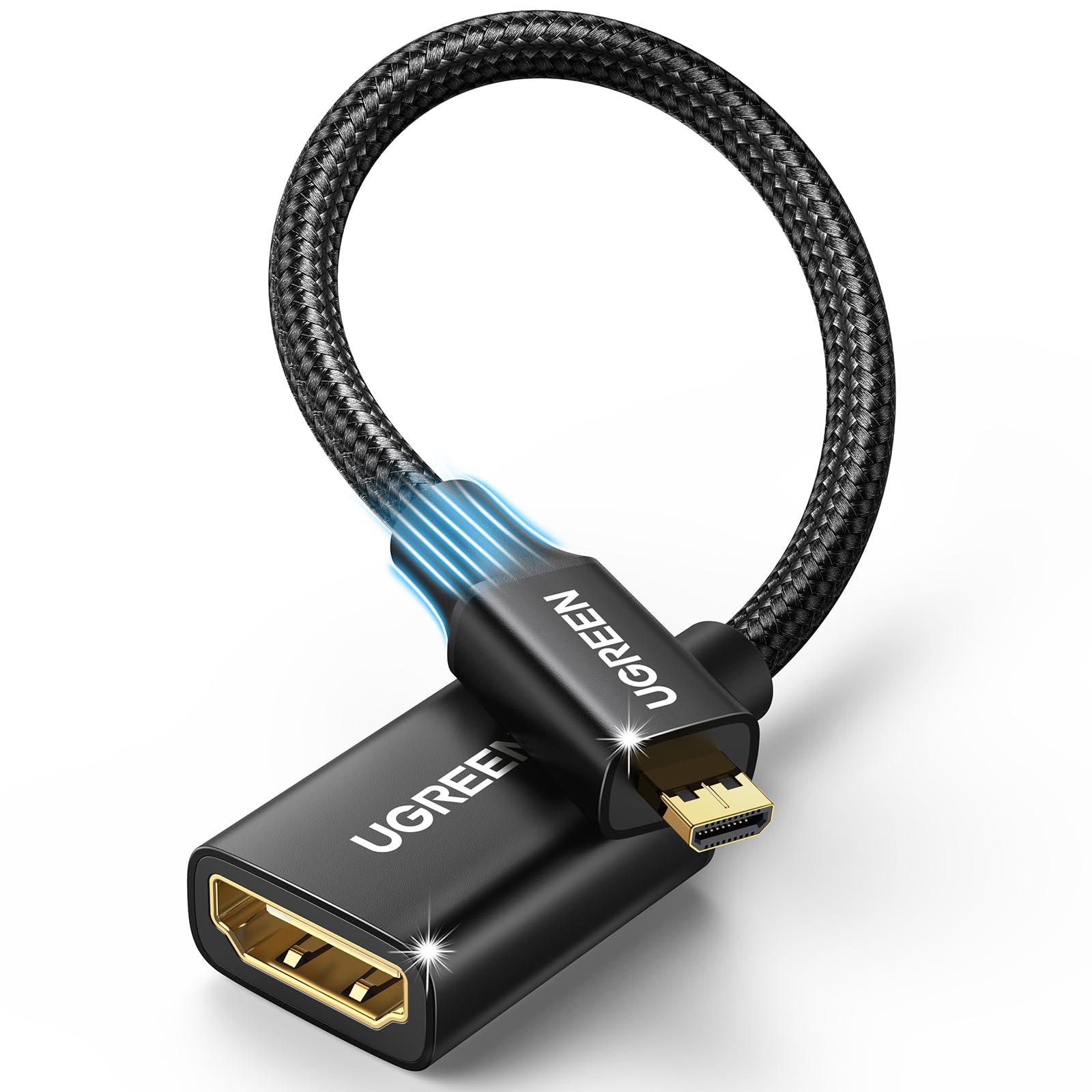 Amazon | UGREEN Micro HDMI延長ケーブル Micro HDMI to HDMI